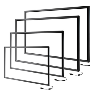 23.8 inch IR cảm ứng khung Overlay 20 Multi-<span class=keywords><strong>Touch</strong></span> Android operative trình điều khiển miễn phí cho tự đặt hàng kiosk Glass mở LCD cảm ứng khung - Product Image 3