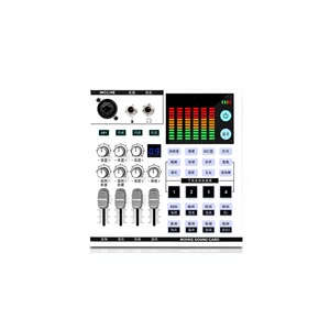 Tarjeta <span class=keywords><strong>de</strong></span> Sonido Profesional para Karaoke y Transmisión en Vivo, 2 Canales, Señal Analógica <span class=keywords><strong>de</strong></span> 3.5mm, <span class=keywords><strong>Grabación</strong></span> Móvil/Computadora, Transmisión en Vivo - Product Image 2