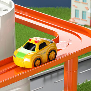 EPT لعبة صغيرة لمغامرات المغامرة سيارة سباق بلاستيكية 2 سيارة ألعاب المغامرة سباق السيارات المسار Playsets - Product Image 6