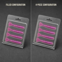 Emballage en blister personnalisé pour leurres souples en plastique, carte de présentation en PVC pour la vente au détail d'articles de pêche, usine OEM