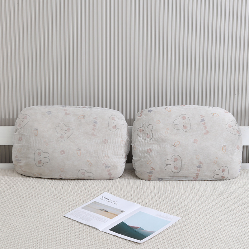 Disposable printed elastic band pillowcases (two OPP bags)