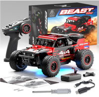 ZL E RC Crawler 4WD Brushless Full Proportional High Speed Off Road Racing Simulation LED Light Bar Remote Control