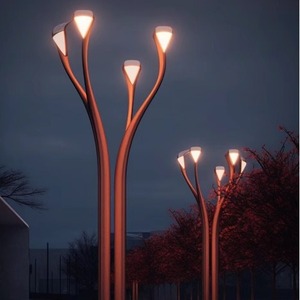 Lumière paysagère artistique orange en alliage d'aluminium IP65 avec télécommande, durée de vie de 50 000 heures, installation pour projets - Product Image 4