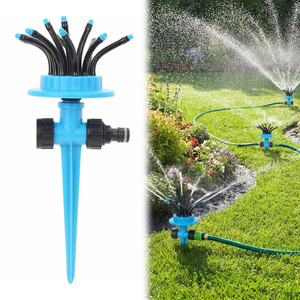 Aspersores de Agua Giratorios de 360 Grados, Herramienta de Riego Multiusos para Jardín con Estacas y Boquillas, Sistema de Aspersores para Enfriamiento de Patio - Product Image 4