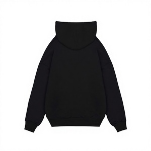 Custom Lined 100% Cotton Long Hoodie with Silk Screen Printed Letter Pattern Anti-Wrinkle One Size Fits All XS to 3XL - Product Image 3