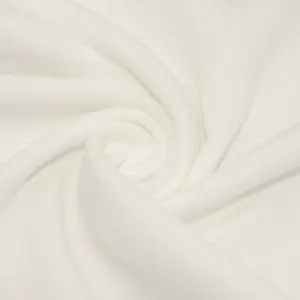 PFD 120gsm fornitori di tintura abito coreano bianco opaco tela crinkle 100 rayon viscosa crepe tessuto