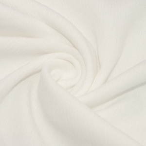 Pfd 120gsm nhuộm Nhà cung cấp Hàn Quốc ăn mặc Matt Trắng Tela Crinkle 100 Rayon Viscose Crepe vải - Product Image 1