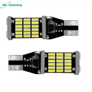 רכב T15 W16W LED הפוך אורות נורות 920 921 912 Canbus 4014 45SMD להדגיש גיבוי חניה בלם מנורת DC12V