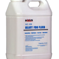 Fluide de fumée professionnel audio, vidéo et éclairage, 5 litres, spécial pour machine à bulles, liquide avec instructions