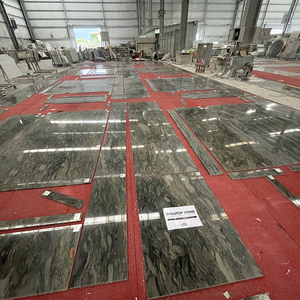 High Quality Luxury Blue Silk Quartzite Tiles Wall Floor Glossy Polished Natural <b>Stone</b> Hotel Indoor/Outdoor Decoration TMZ <b>Stone</b> - Product Image 6