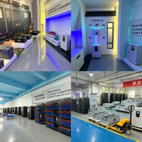 Batterie de stockage d'énergie solaire domestique YUTANDA Split Hybrid Grid 16 kWh 51,2 V LiFePO4 300 Ah avec écran LCD