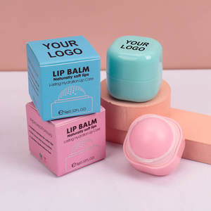Manteca de karité <span class=keywords><strong>original</strong></span> con vitamina E y aceite de cártamo, cuidado de labios de origen natural con logotipo personalizado, bálsamo labial de bola cuadrada al por mayor - Product Image 2