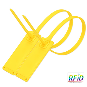 Scellés en plastique RFID UHF haute sécurité anti-effraction, étiquettes numérotées auto-bloquantes à serrage progressif pour la logistique, les camions, les entrepôts et l'expédition - Product Image 1