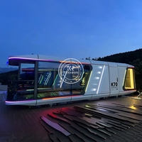 Maison capsule préfabriquée de luxe futuriste en acier, étanche et écologique, alimentée à l'énergie solaire, pour hôtel, modèle 2025, fabriquée en Chine