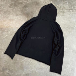 Sweat à capuche lourd 420 Gsm en molleton français, patchwork brodé, sweat à capuche personnalisé en coton imprimé, sweat à capuche surdimensionné - Product Image 2