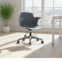 Chaises de salle à manger empilables ergonomiques en plastique, siège respirant anti-UV et rafraîchissant pour l'école, le bureau, la maison et le salon