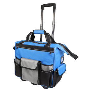 Bolsa de Herramientas con Ruedas Resistente, Asa Telescópica y Ruedas Duraderas, Organizador Oxford con Múltiples Bolsillos Resistentes al Agua - Product Image 5