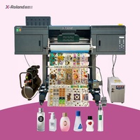 Nueva Impresora Digital UV de Inyección de Tinta Automática de Fábrica X-Roland para Cabezal I3200, Impresora de Rollo de Etiquetas de Material Flexible de Alta Resolución
