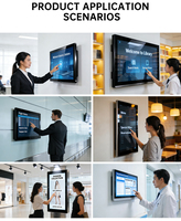 Affichage numérique Android 32/43/50/55/65 pouces Écran tactile capacitif Moniteur publicitaire LCD Wifi USB