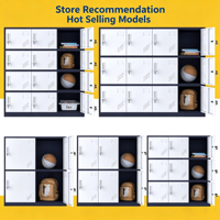 Armoire de rangement pour sacs d'écoliers, casier métallique coloré pour élèves, casier verrouillable pour sacs de maternelle et d'école