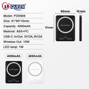 22.5W Fast Charging Portable Mini Power Bank 4000mah Magnetic <b>Wireless</b> Charging External Battery Phone Power Station - Product Image 2