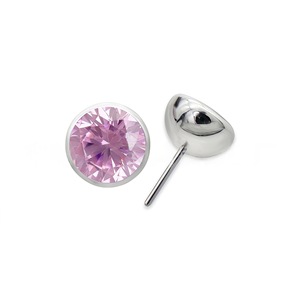 Pendientes de acero inoxidable Huazizi de cuatro puntas con parte trasera abierta y pasadores rectos de 2, 3, 4, 5, 6, 7, 8 mm para piercing de labio y lengua - Product Image 3