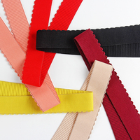 Sangle en tissu coloré avec micro-bretelles et design élastique Picot pour accessoires de vêtements de danse - Polyester/Nylon durable de haute qualité
