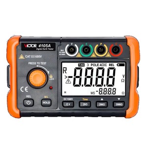Testeur de résistance de mise à la terre 4105a, compteur numérique d'isolement de terre - Product Image 1