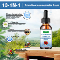 Gouttes liquides de complexe de magnésium en gros de qualité supérieure avec L-théanine et Taurate stimuler le métabolisme et les gouttes de défense antioxydantes