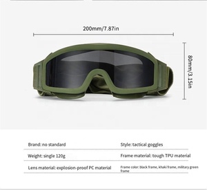 <span class=keywords><strong>Gafas</strong></span> <span class=keywords><strong>de</strong></span> <span class=keywords><strong>Motocross</strong></span>, <span class=keywords><strong>Gafas</strong></span> <span class=keywords><strong>para</strong></span> Casco <span class=keywords><strong>de</strong></span> Motocicleta, <span class=keywords><strong>Gafas</strong></span> <span class=keywords><strong>de</strong></span> Ciclismo al Aire Libre, <span class=keywords><strong>Gafas</strong></span> Protectoras Antiviento y Antipolvo <span class=keywords><strong>para</strong></span> Tiro - Product Image 3