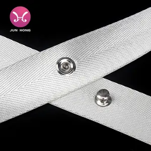 Transparent Ripple Fold Curtain Tape Nylon Ribbons With Hang Button Curtain Accessory Tape