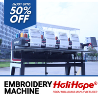 Machine à broder industrielle professionnelle Holihoep, modèle distributeur, 15 aiguilles, quatre têtes, haute précision, excellentes ventes