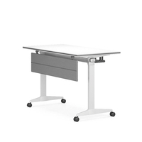 Table de formation d'apprentissage combinée pliable pour école moderne Bureau de réunion réglable à atmosphère haut de gamme