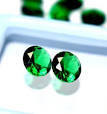 Piedras preciosas de esmeralda de corte redondo hechas en fábrica de alta calidad a un precio razonable para la fabricación de joyas piedras preciosas sueltas de color verde - Product Image 2