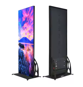 Trong nhà ngoài trời di động p2.5 <span class=keywords><strong>LED</strong></span> có thể gập lại Áp phích kỹ thuật số màn hình hai mặt miễn phí đứng dẫn Áp phích màn hình cho trung tâm mua sắm - Product Image 1