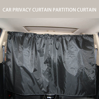 Rideau de séparation de voiture, universel Car Taxi SUV Intérieur Isolation avant et arrière Rideau de séparation de siège de voiture Couvertures pare-soleil