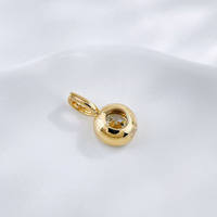 Collane con Pendenti Classici Minimalisti in Oro 18K con Diamanti Coltivati in Laboratorio, Catene di Moda per Donne