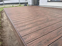 Panneau de clôture de jardin extérieur WPC, écran de confidentialité, imperméable, ignifuge, antidérapant, décoratif, séparateur de cour, installation facile
