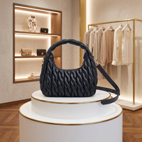 Sac Boston en cuir véritable tressé pour femme SHX, sacoche bandoulière de luxe avec poignée et accessoires en laiton doré, polyester, tendance