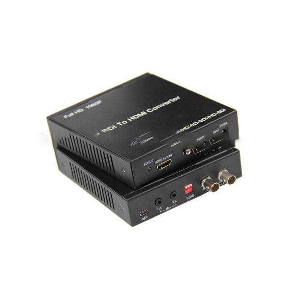 HDMI + IR over single 75ohm RG-6U Coax Cable Extender Balun Sender Receiver BNC