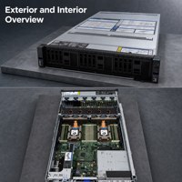 Serveur en rack 2U ThinkSystem SR665V3 SR645V3 SR675V3 avec processeur AMD 9004/9005