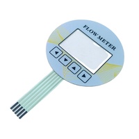 Teclado de Membrana Táctil de Plástico con Impresión Serigráfica IP65 con Ventana LCD y Control Remoto