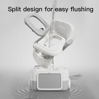 Pot pour enfants en plastique PP d'usine avec motif de dessin animé, pot pour bébé épaissi avec fonction d'apprentissage