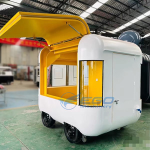 Custom Detachable Metal Candy Cart Mobile Food Cart Charcuterie Cart LED Logo Electric Drive Double Sinks Hot/Cold Water <b>Taps</b> - Product Image 6