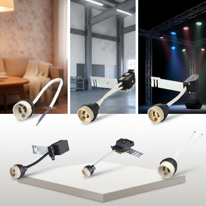Portalámparas de Cerámica de Alta Calidad para Bombilla <span class=keywords><strong>G9</strong></span> <span class=keywords><strong>con</strong></span> Cable de Silicona Resistente al Calor 250V 2A para Reparación de Bombillas Halógenas y LED - Product Image 1