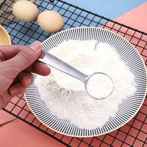 Juego de 6 cucharas medidoras de acero inoxidable 304, cucharas redondas de metal para ingredientes secos y líquidos, herramienta para hornear y cocinar - Product Image 5