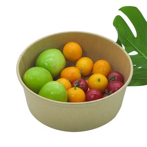 Ciotole Monouso in Carta Kraft di Varie Dimensioni per Insalata e Zuppa, Biodegradabili e Adatte al Contatto Alimentare, per Ristoranti e Asporto - Product Image 2