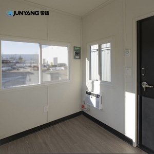 Nuevo Modelo 2025 JUNYANG Casa Contenedor de Acero Corten de 10 pies con Logotipo Personalizado, Fácil Montaje, Kiosco de Baño, Caseta de Guardia - Product Image 5