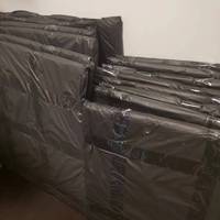 Nouveau filet de chasse pliable portable vert pour extérieur - Maille PVC 50x60cm avec manche en bois pour attraper pigeons, poulets, faucons