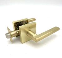 Harga Gagang Pintu MAXAL Leverset Model Amerika, Gagang Pintu Tubular, Kunci Tuas Pintu Warna Emas, Set Kunci Tuas Pintu